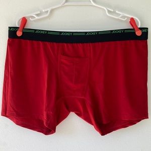Jockey Sport Boxer Brief Red